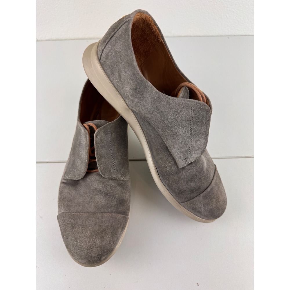 Samuel Hubbard Open Road Gray Suede Leather Lace Up Oxford Shoes‎ Womens US 8